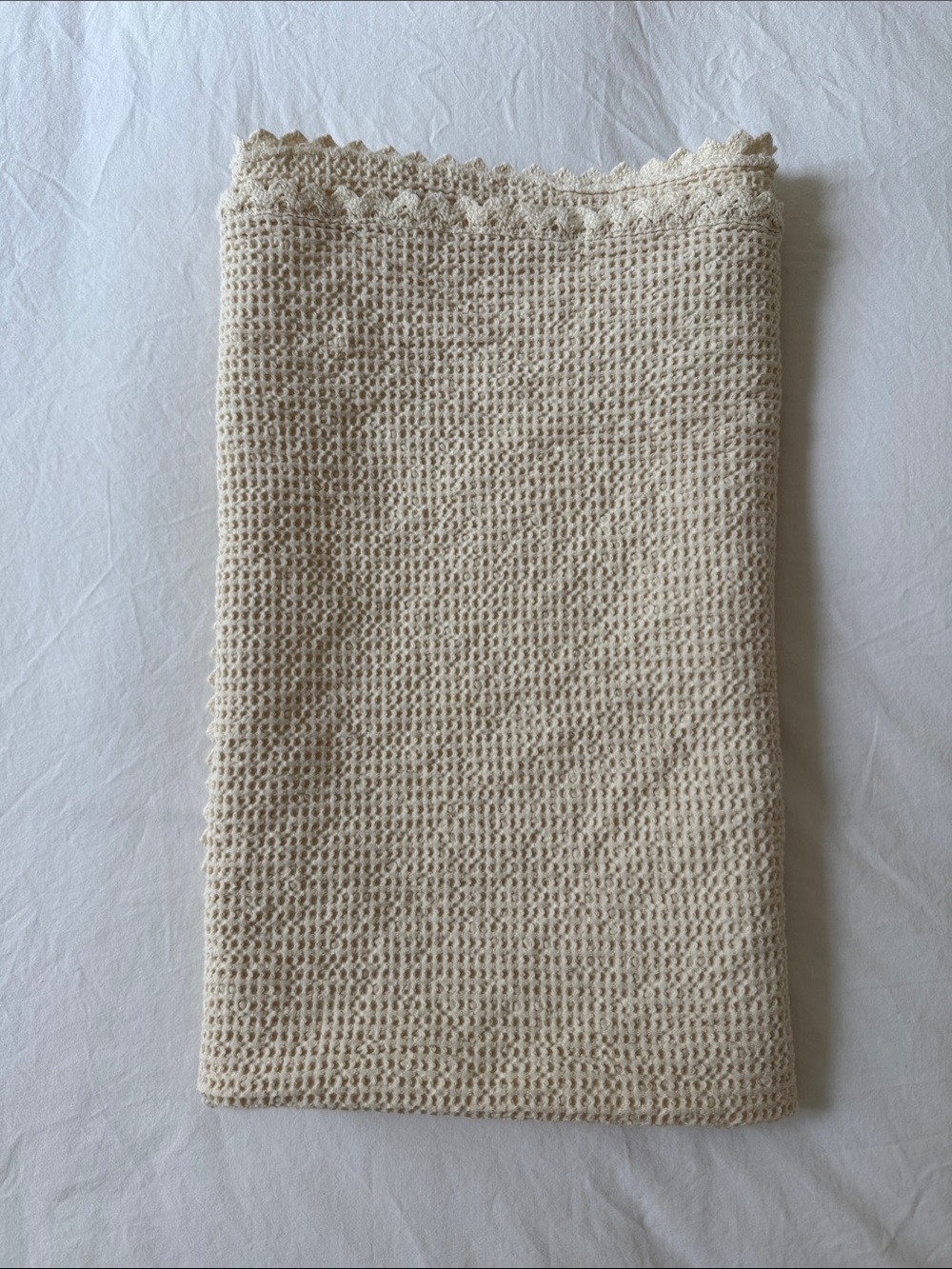 Zara Home waffle blanket